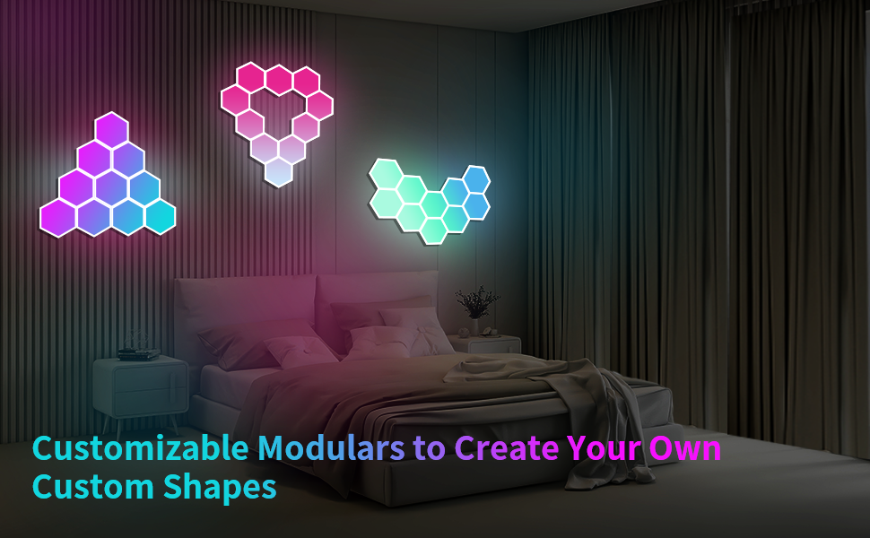 Nanoleaf LED Glide Hexa: luci da parete con sync musicale