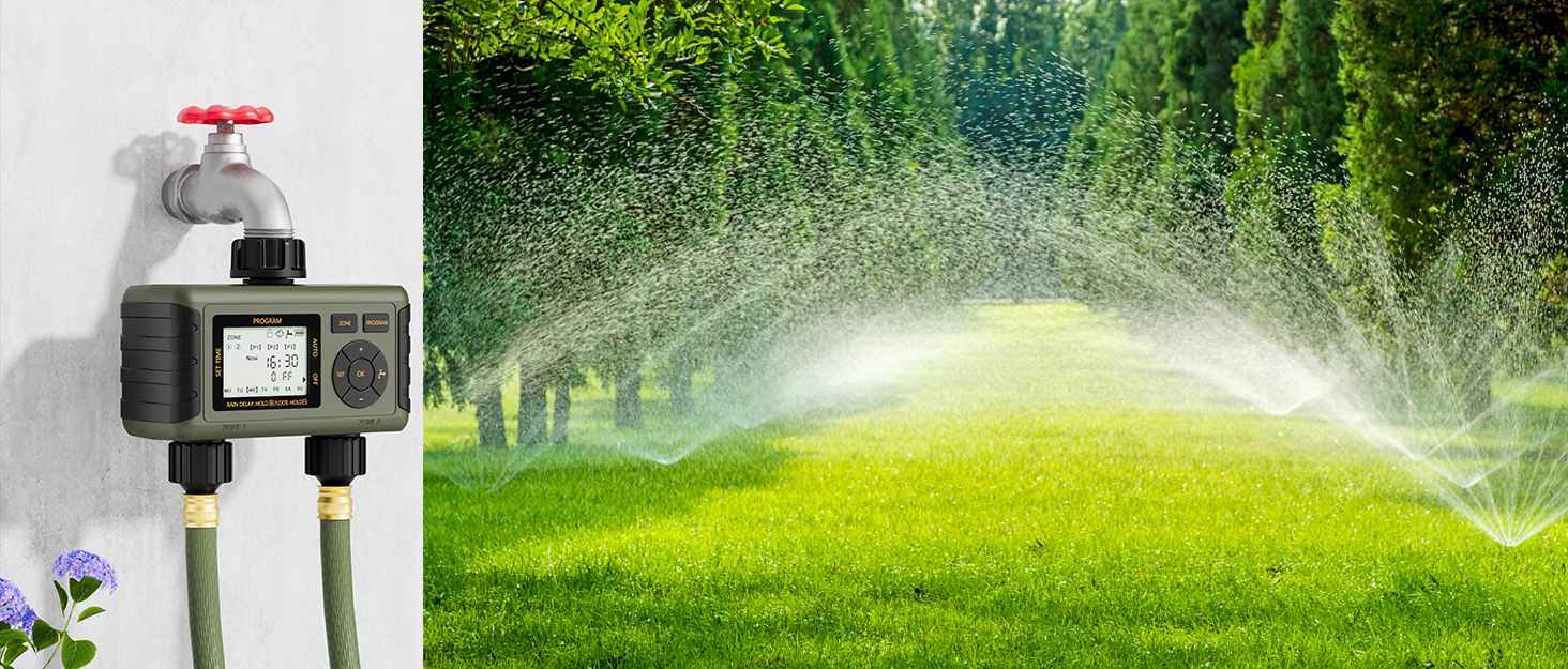 Irrigatore automatico per piscina e giardino: Timer Diivoo