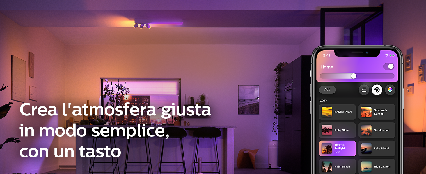 Philips Hue White and Color Ambiance Centris: Plafoniera smart LED integrato per la tua casa