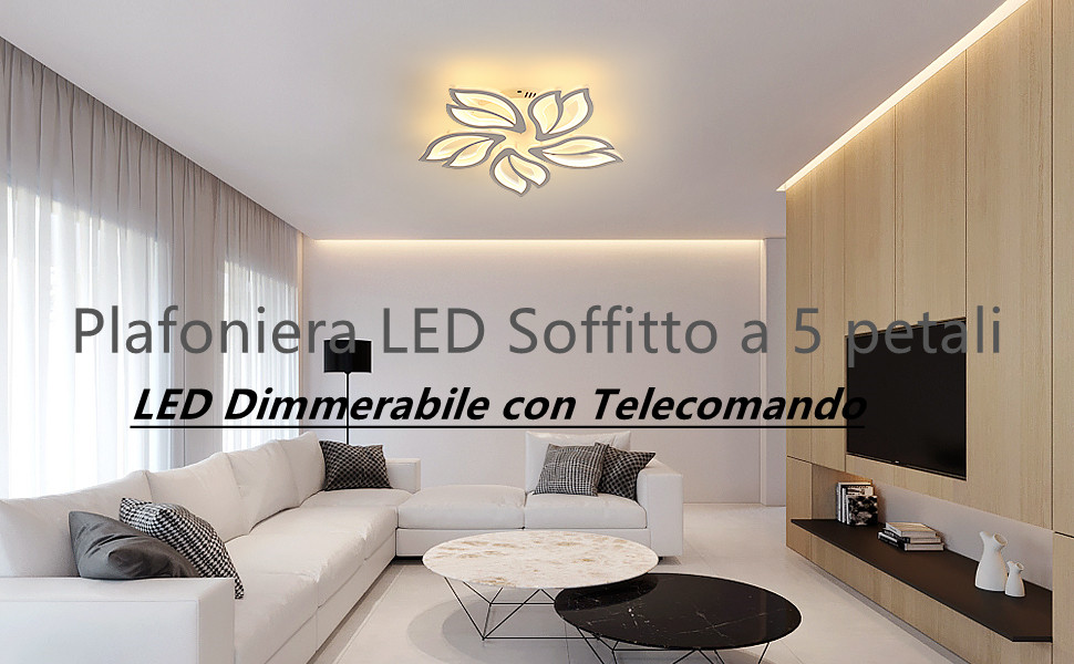 Plafoniera LED Dimmerabile: La luce moderna per la tua camera da letto