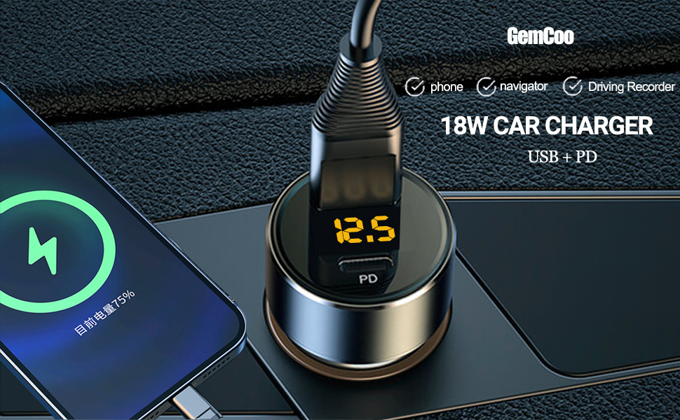 Risparmia tempo con il Caricabatteria Auto USB C 30 W