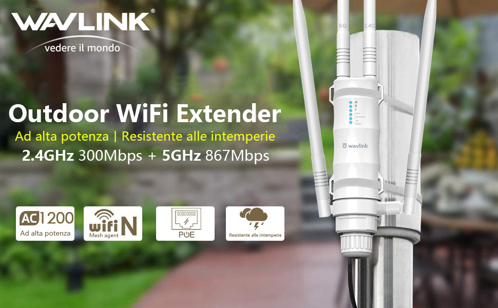 Amplifica la tua rete WiFi con il Wavlink AC1200 Extender