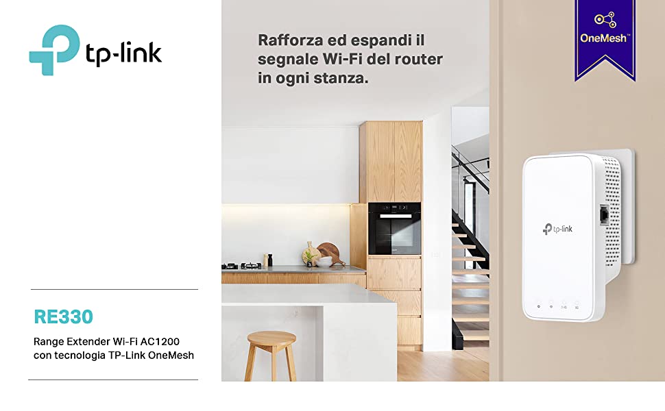 TP-Link RE330 Mesh: il ripetitore Wi-Fi con tecnologia Onemesh