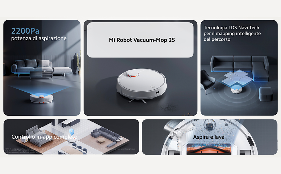 Robot Aspirapolvere e Lavapavimenti: Ecco il Xiaomi Robot Vacuum-Mop 2S con Versione Italiana