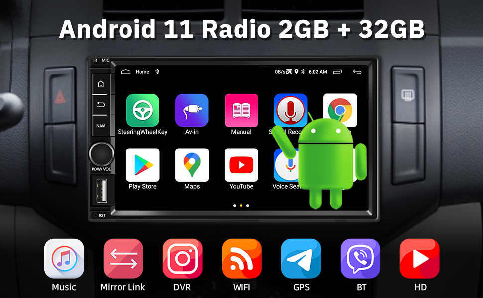 Autoradio Android 11 con Radio FM RDS: Recensione e caratteristiche