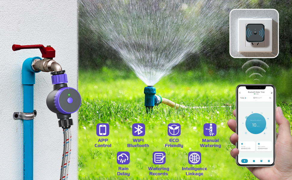 Come risparmiare tempo e acqua con il timer per irrigazione