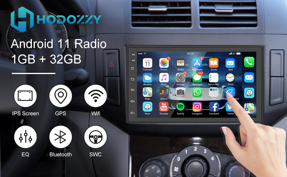 Navigazione GPS e Bluetooth: l’autoradio 2 Din più completo