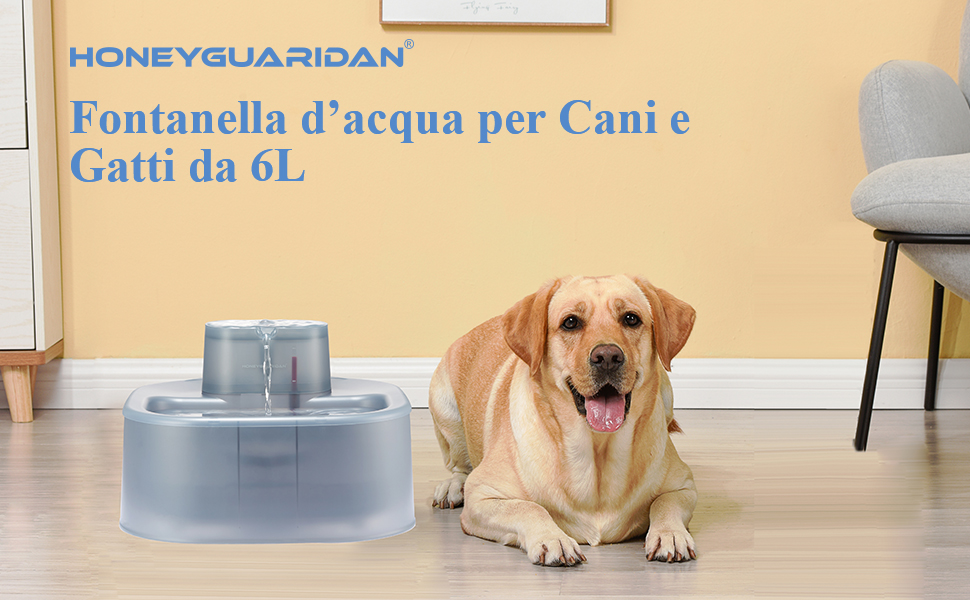 Recensione HoneyGuaridan Fontana Automatica d’Acqua per Cani e Gatti