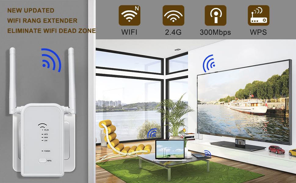 Recensione Ripetitore WiFi Range Extender 300Mbps 2.4G