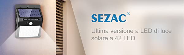 SEZAC luce solare LED esterna: la recensione completa del prodotto