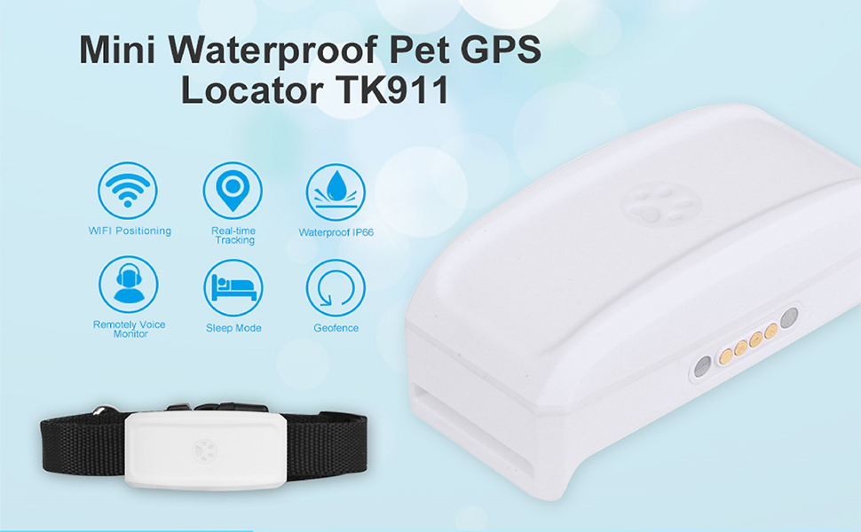 TKMARS Collare GPS per Cani: localizzatore GPS impermeabile IP66