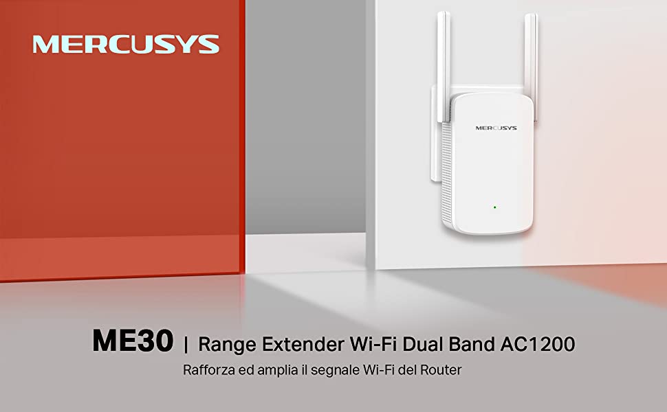 TP-Link Mercusys Me30: il Wifi Extender e Access Point