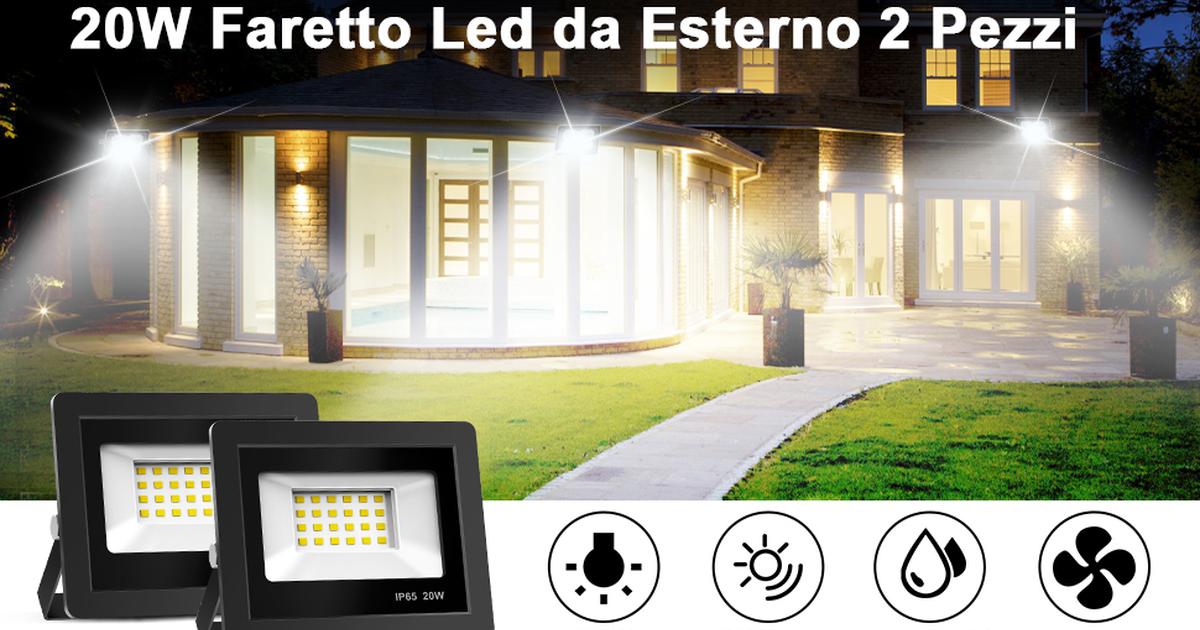 Fari LED esterni: Prova del faretto a LED da 20W