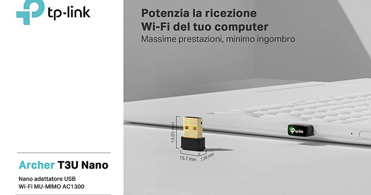 Nuovo adattatore USB TP-Link Archer T3U Nano: recensione